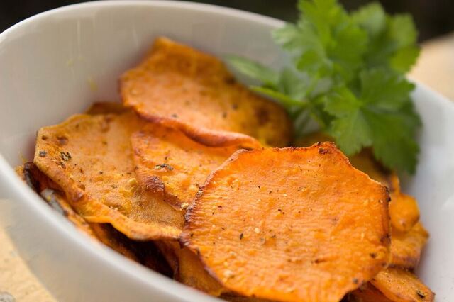 Chips de batata-doce